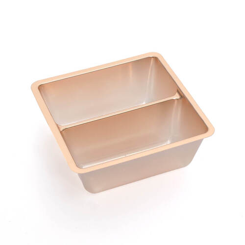 小鉢　６０Ｂ　仕切有　赤金 image