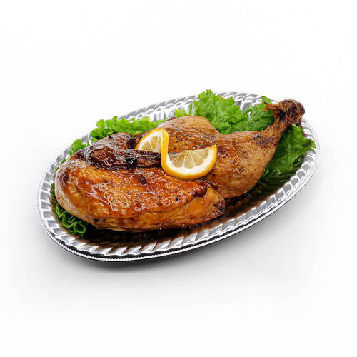 ティアラ小判皿25－17　本体　銀 image