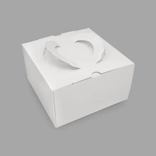ケーキ函　白　6寸 image