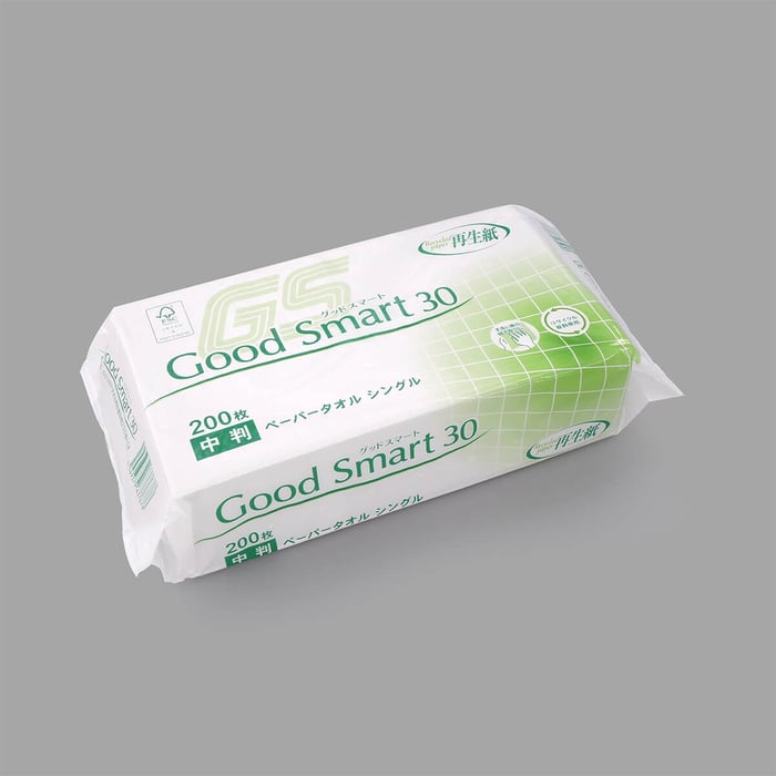 ＧＳ３０Ｐタオル再生紙中判２００枚ＦＳＲ image