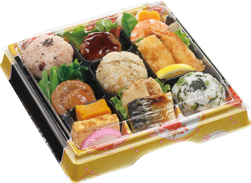 お弁当を華やかに！9つ仕切り容器のご紹介