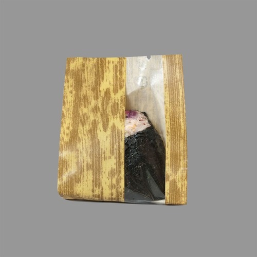 窓付おにぎり袋　竹柄